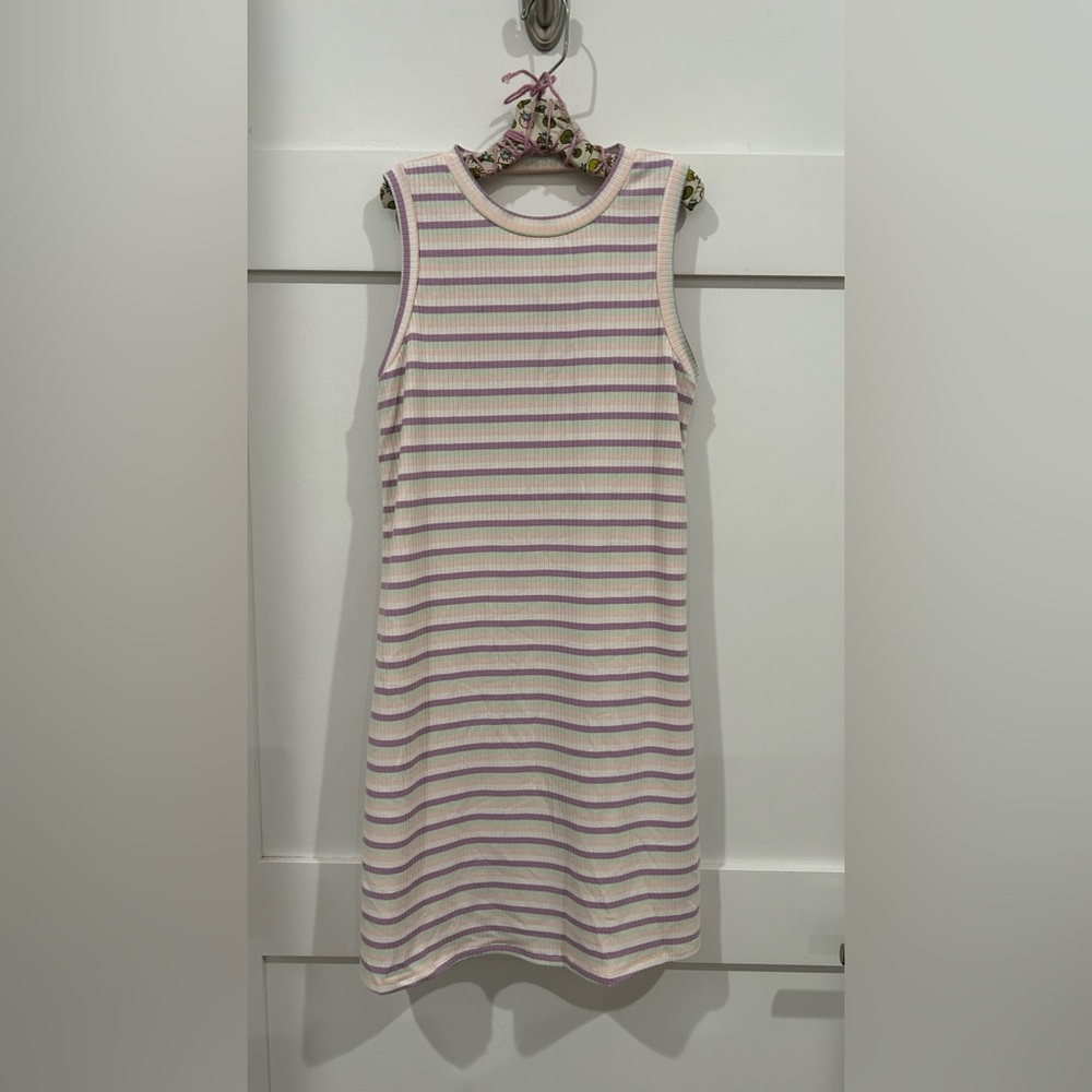 Art Class Striped Pastel Dress